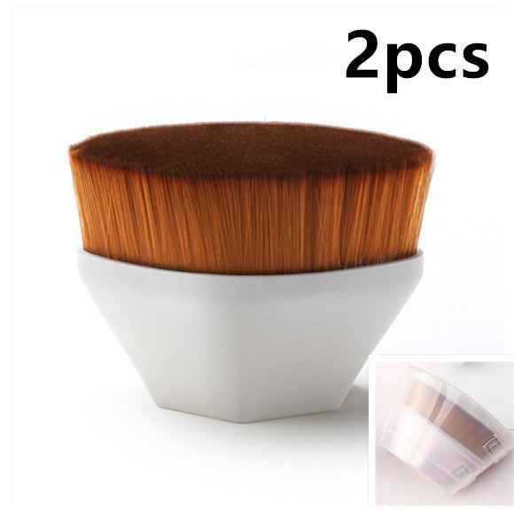 JMT-720266 Soft Synthetic Fiber Foundation and Blush Brush for Loose Powder Makeup