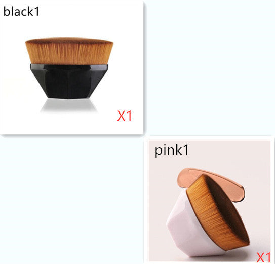 JMT-720266 Soft Synthetic Fiber Foundation and Blush Brush for Loose Powder Makeup