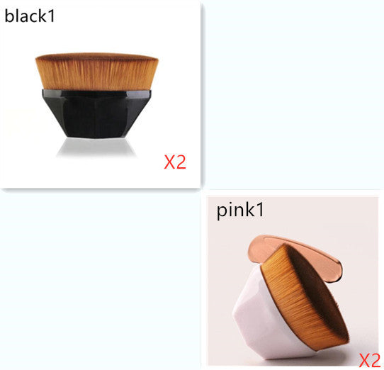 JMT-720266 Soft Synthetic Fiber Foundation and Blush Brush for Loose Powder Makeup