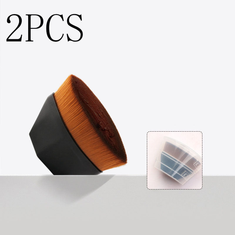 JMT-720266 Soft Synthetic Fiber Foundation and Blush Brush for Loose Powder Makeup