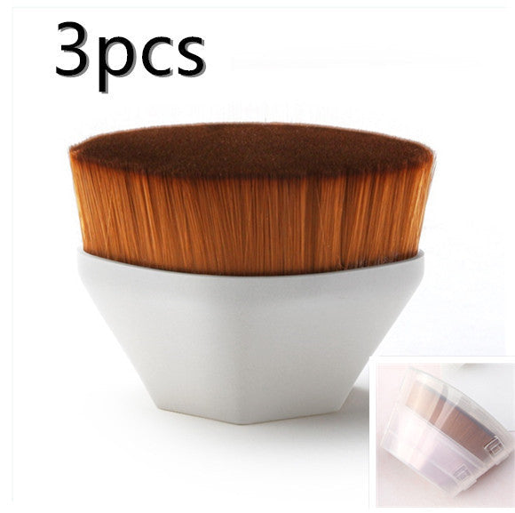 JMT-720266 Soft Synthetic Fiber Foundation and Blush Brush for Loose Powder Makeup