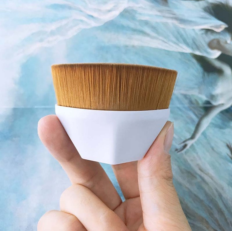 JMT-720266 Soft Synthetic Fiber Foundation and Blush Brush for Loose Powder Makeup
