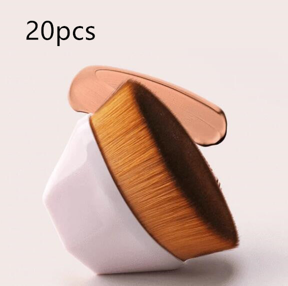 JMT-720266 Soft Synthetic Fiber Foundation and Blush Brush for Loose Powder Makeup