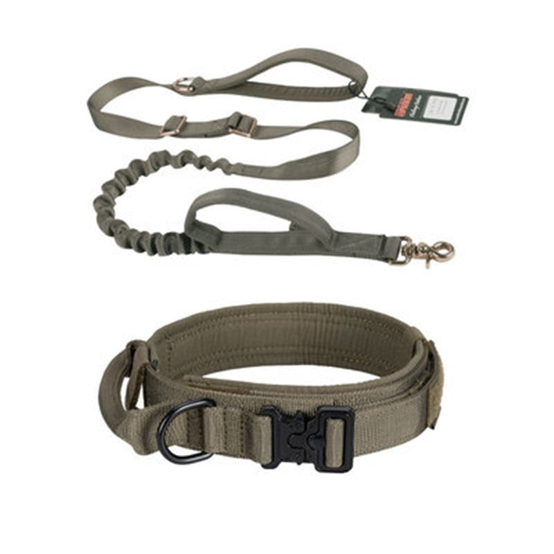 JMT-720330 Durable Medium Dog Rope Traction Leash with Padded Collar Options