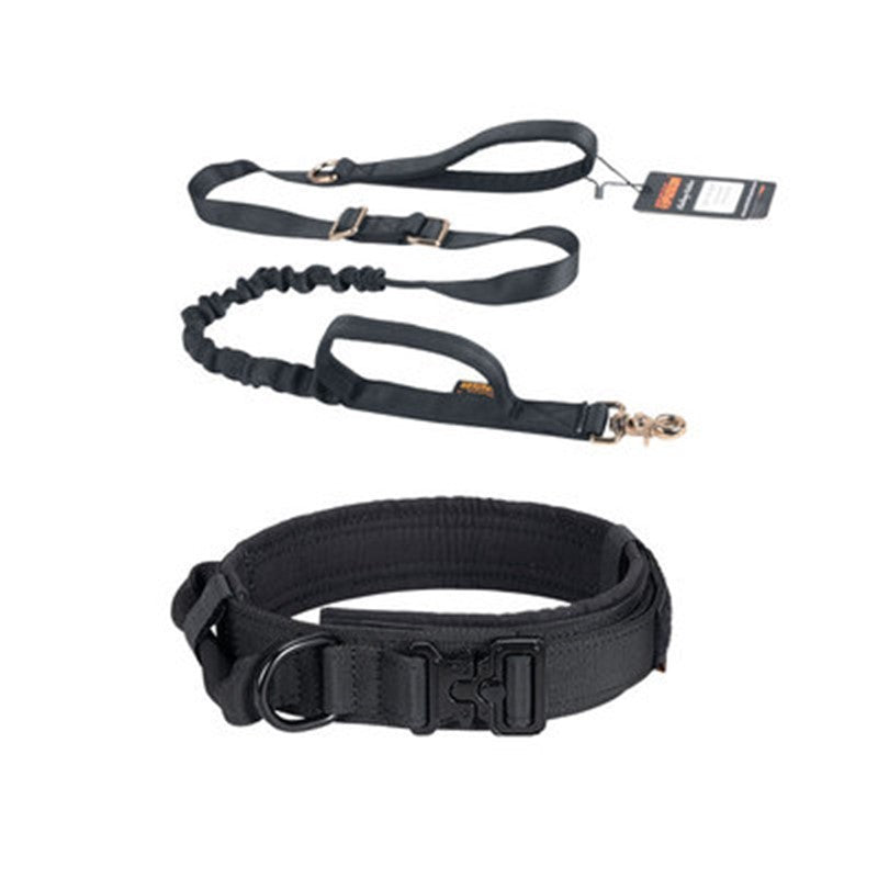 JMT-720330 Durable Medium Dog Rope Traction Leash with Padded Collar Options
