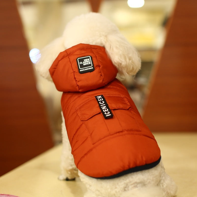JMT-720458 Reversible Thick Cotton Vest for Pets - Soft Fleece Winter Coat