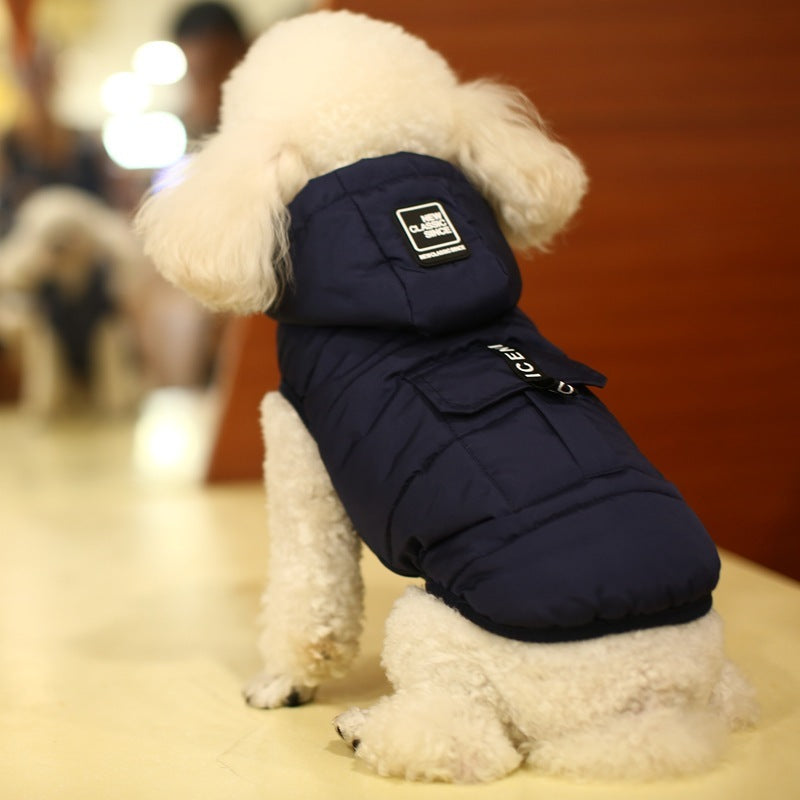 JMT-720458 Reversible Thick Cotton Vest for Pets - Soft Fleece Winter Coat