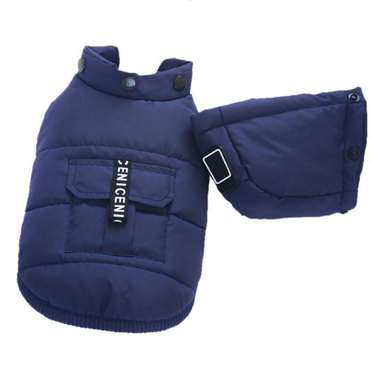 JMT-720458 Reversible Thick Cotton Vest for Pets - Soft Fleece Winter Coat