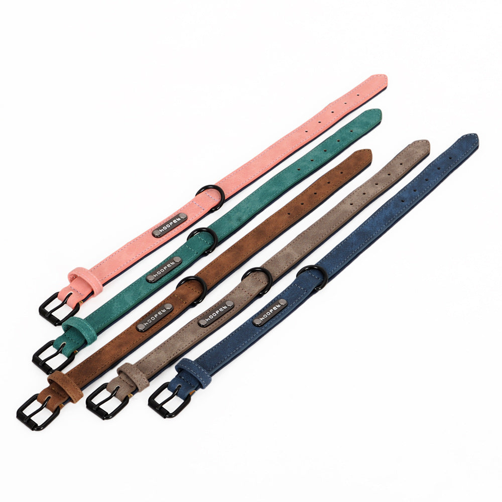 JMT-720650 Eco-Friendly PVC Puppy Dog Collar with Adjustable Leash for Small to Medium Dogs