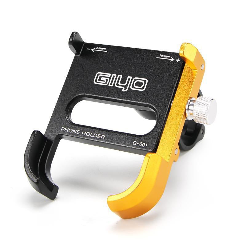 JMT-720842 Aluminum Alloy Bike Mount for Mobile Phones - Adjustable 20-33MM Holder