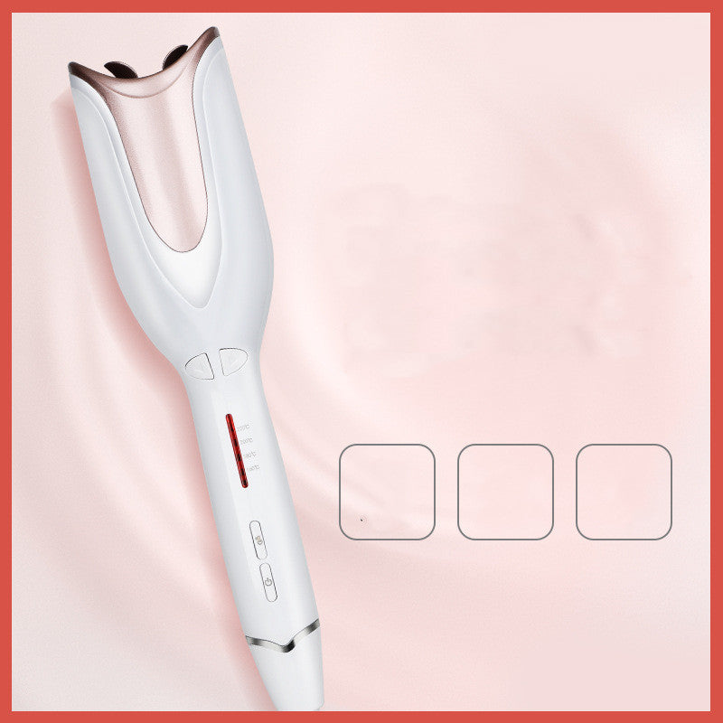 JMT-720970 Automatic Hair Curler with 21mm-30mm Ceramic Barrel, 4 Temperature Settings, Spiral Design for Quick Styling