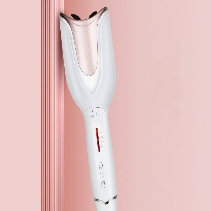 JMT-720970 Automatic Hair Curler with 21mm-30mm Ceramic Barrel, 4 Temperature Settings, Spiral Design for Quick Styling