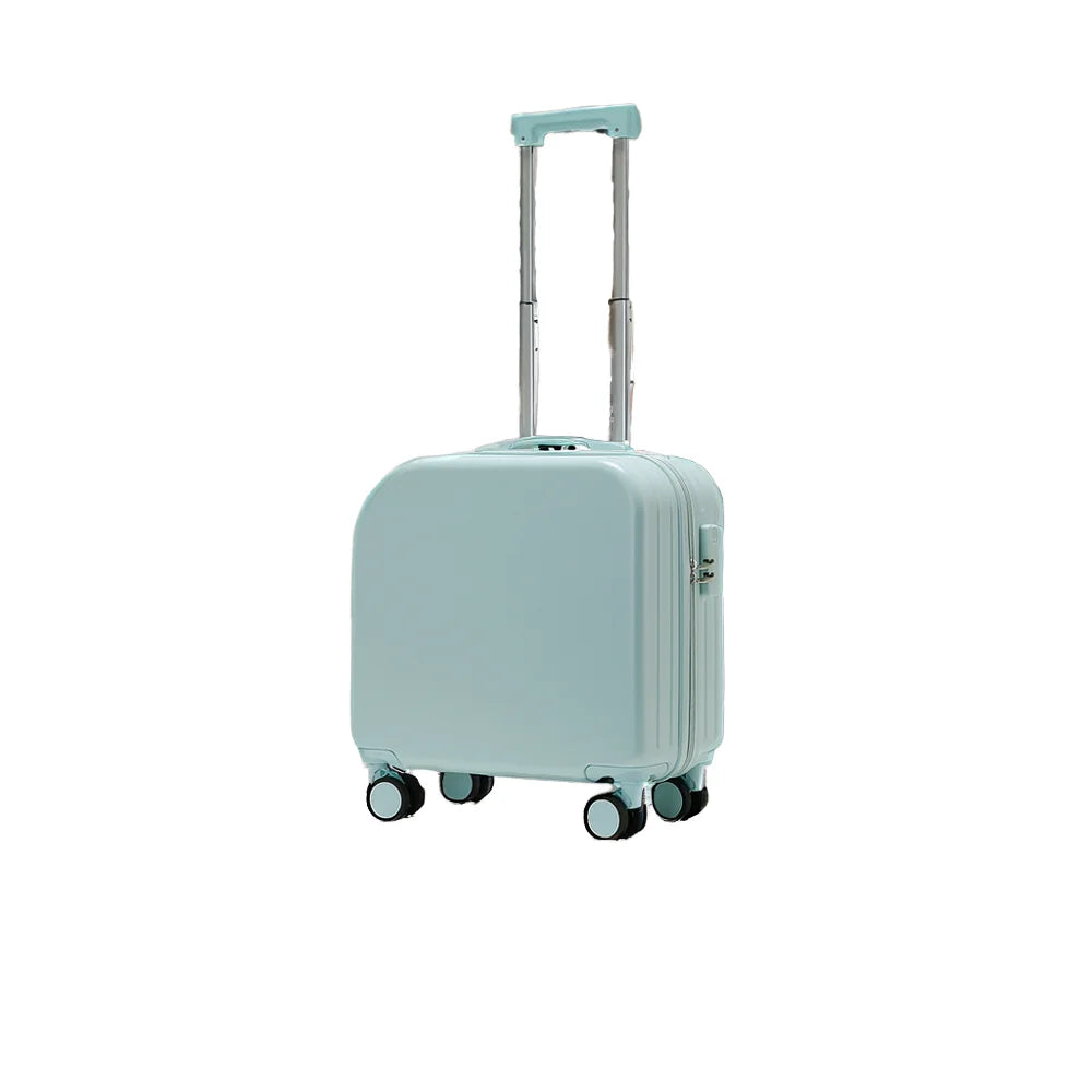 JMT-721034 18-Inch Cabin Trolley Case with USB Charging Port and Cup Holder for Convenient Travel