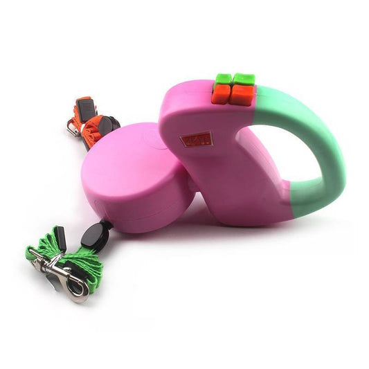 JMT-721482 Double Headed Pet Leash with Adjustable Length and Comfortable Grip