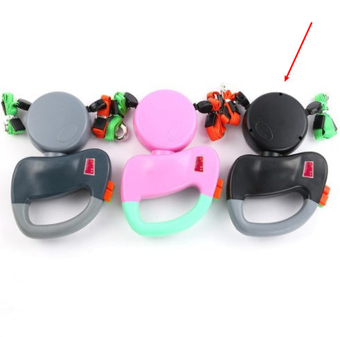 JMT-721482 Double Headed Pet Leash with Adjustable Length and Comfortable Grip