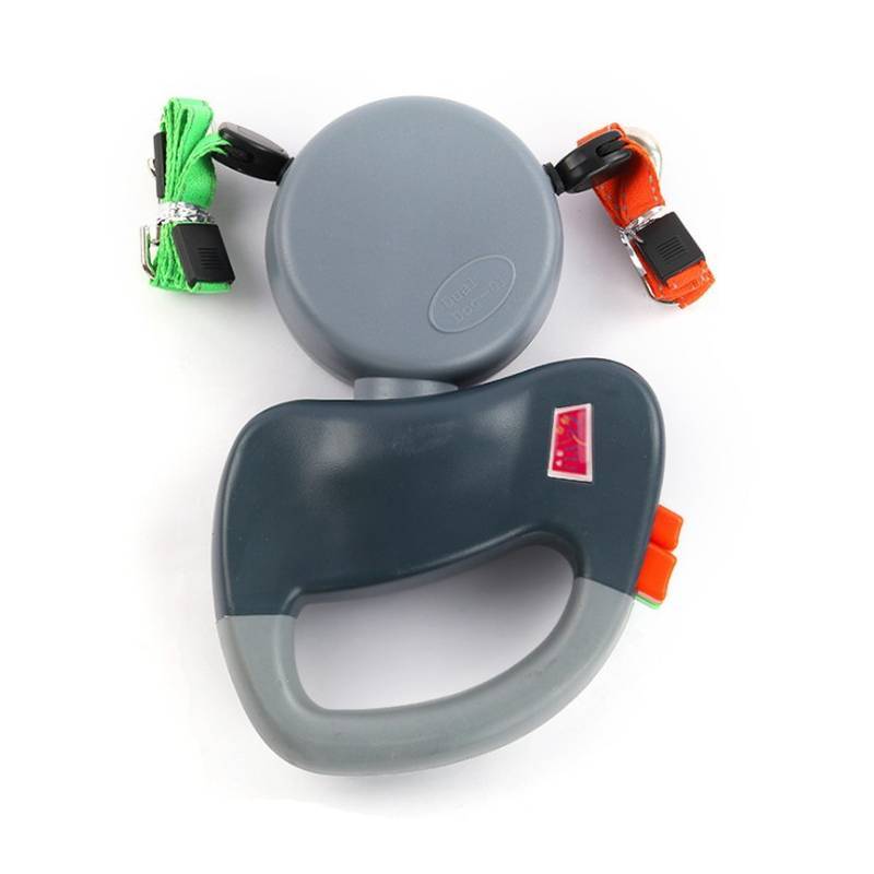 JMT-721482 Double Headed Pet Leash with Adjustable Length and Comfortable Grip