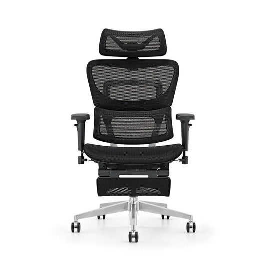 JMT-721738 Ergonomic Black Mesh Tilting Reclining Swivel Desk Chair for Office Use