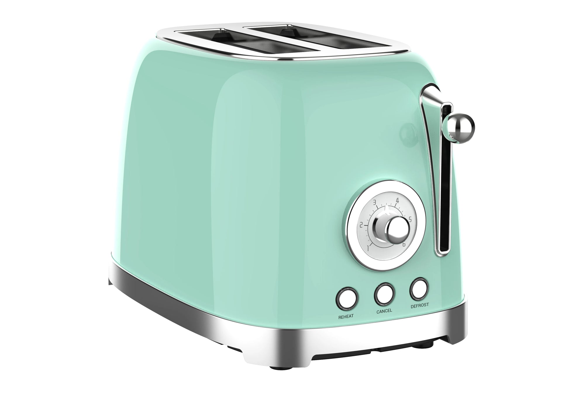 JMT-721802 Stainless Steel Two-Slice Retro Toaster for Home Use