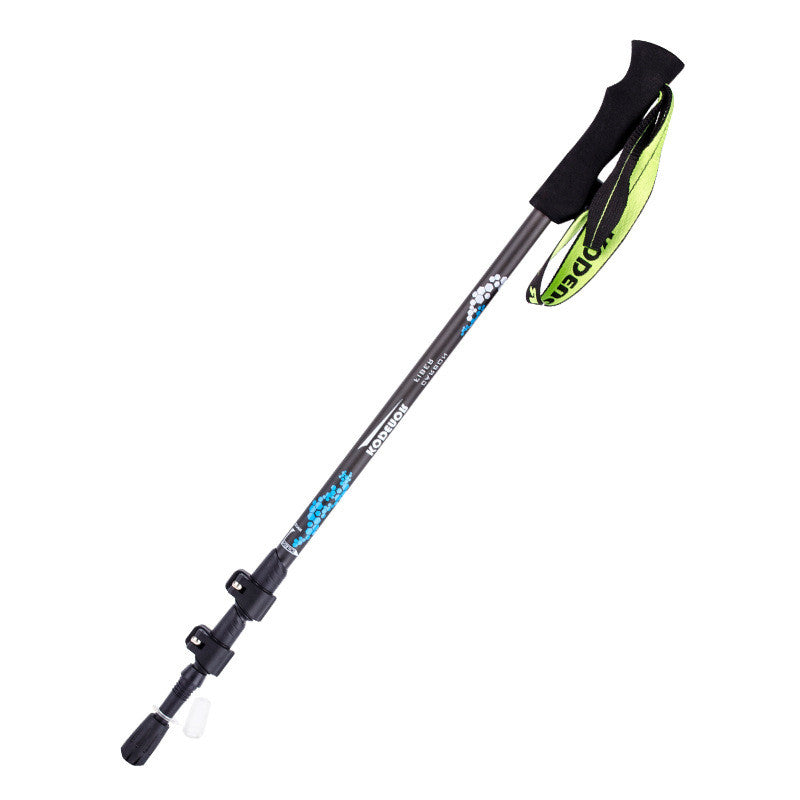 JMT-721866 Lightweight Carbon Fiber Folding Trekking Pole with Three-Section Telescopic Design