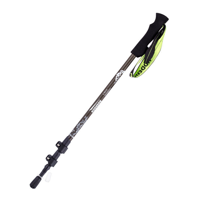 JMT-721866 Lightweight Carbon Fiber Folding Trekking Pole with Three-Section Telescopic Design