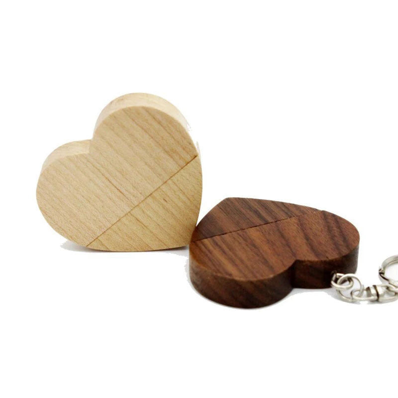 JMT-721930 Custom Wood USB Drive - 4GB, 8GB, 16GB, 32GB, 64GB Storage Options in Maple and Bamboo