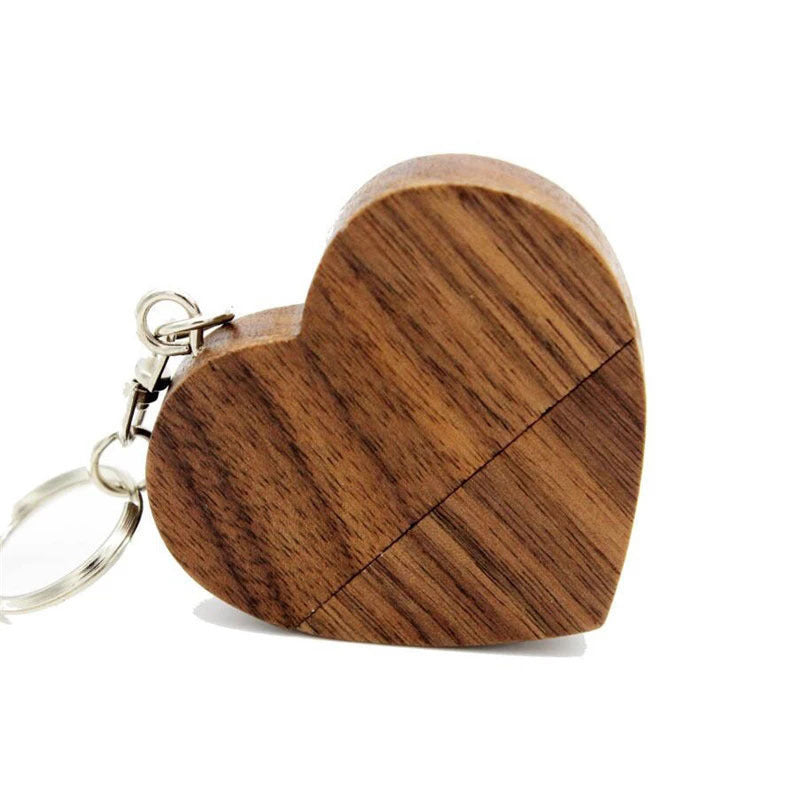 JMT-721930 Custom Wood USB Drive - 4GB, 8GB, 16GB, 32GB, 64GB Storage Options in Maple and Bamboo