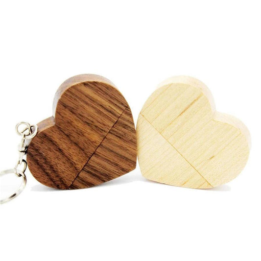 JMT-721930 Custom Wood USB Drive - 4GB, 8GB, 16GB, 32GB, 64GB Storage Options in Maple and Bamboo