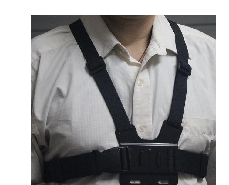 JMT-721994 Adjustable Chest Mount Harness for Action Cameras - Ideal for Outdoor Sports Filming