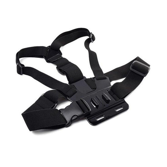 JMT-721994 Adjustable Chest Mount Harness for Action Cameras - Ideal for Outdoor Sports Filming