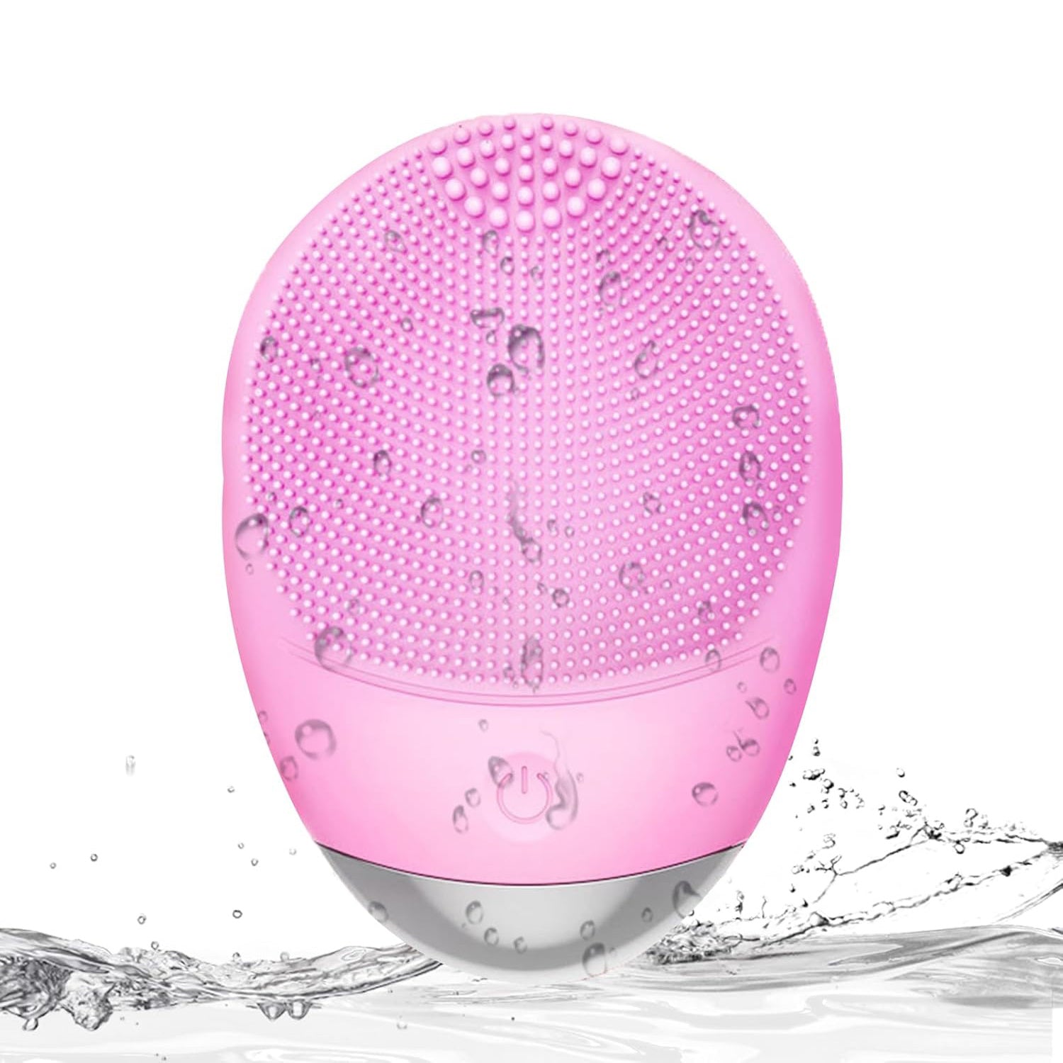 JMT-722122 High-Frequency Vibration Silicone Facial Cleansing Brush - USB Rechargeable, Waterproof, Unisex Skin Care Tool