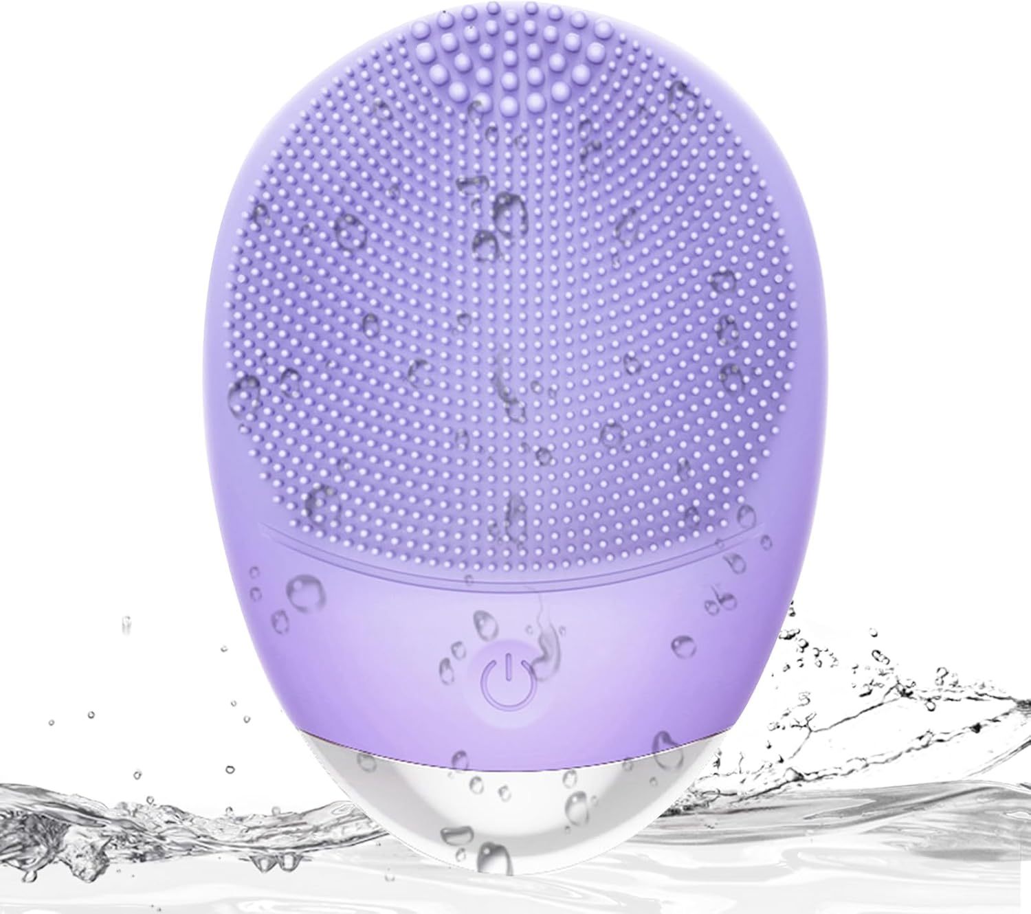 JMT-722122 High-Frequency Vibration Silicone Facial Cleansing Brush - USB Rechargeable, Waterproof, Unisex Skin Care Tool