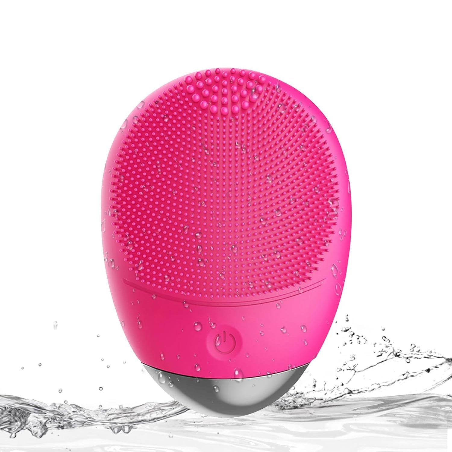 JMT-722122 High-Frequency Vibration Silicone Facial Cleansing Brush - USB Rechargeable, Waterproof, Unisex Skin Care Tool