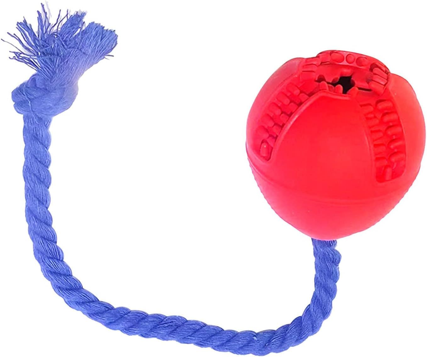 JMT-722122 Interactive Dog Puzzle Toy with Rope - Stress-Reducing Dispenser for Effective Crate Training