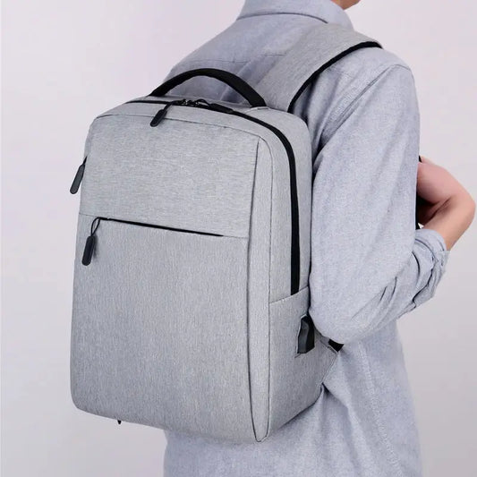 JMT-722314 Waterproof Oxford Polyester Travel Backpack with USB Port and Laptop Panelled Design