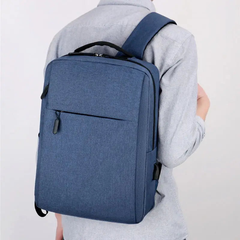 JMT-722314 Waterproof Oxford Polyester Travel Backpack with USB Port and Laptop Panelled Design