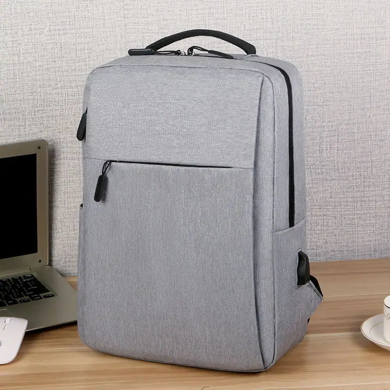 JMT-722314 Waterproof Oxford Polyester Travel Backpack with USB Port and Laptop Panelled Design