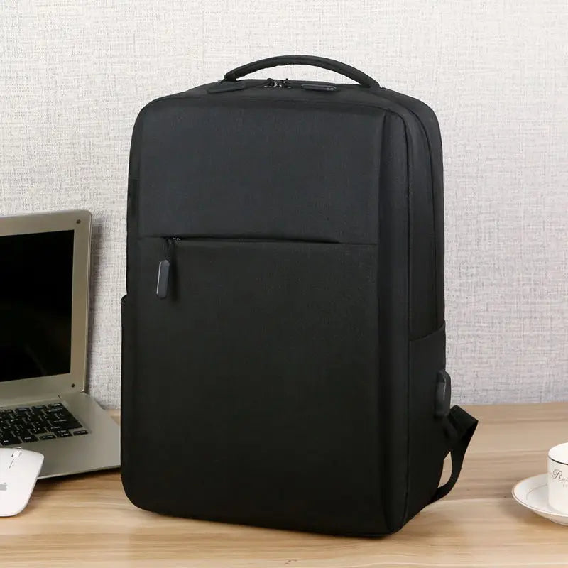 JMT-722314 Waterproof Oxford Polyester Travel Backpack with USB Port and Laptop Panelled Design