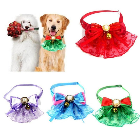 JMT-722762 Casual Pet Tie Bell with Adjustable Webbing (20-36 CM) for All Seasons