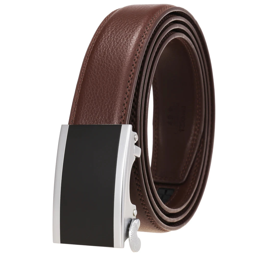 JMT-722890 Men's Genuine Leather Belt - 3.0CM Width, Versatile Style
