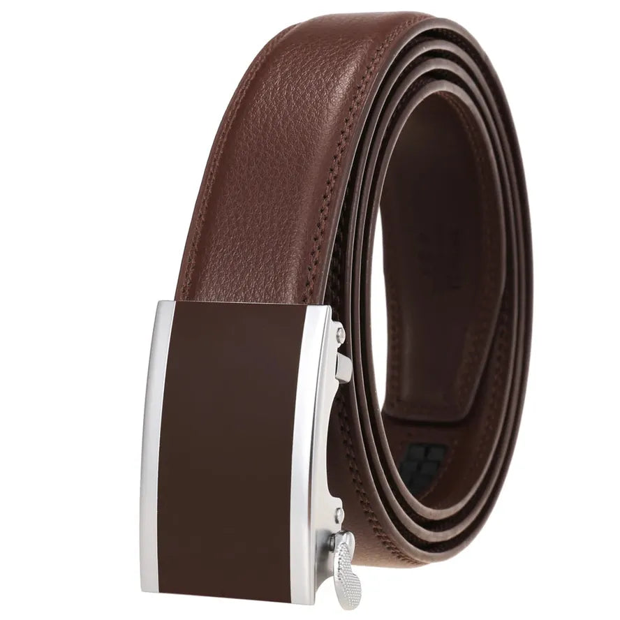 JMT-722890 Men's Genuine Leather Belt - 3.0CM Width, Versatile Style