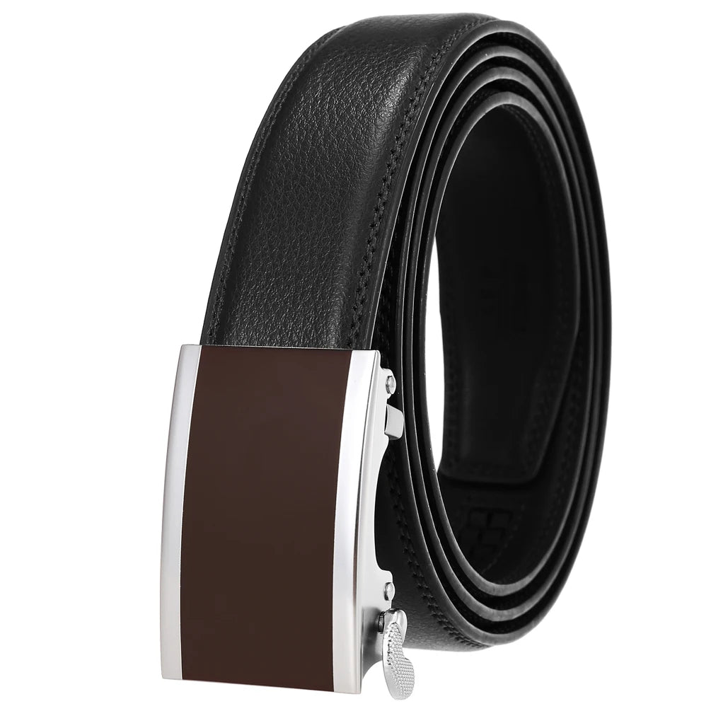 JMT-722890 Men's Genuine Leather Belt - 3.0CM Width, Versatile Style