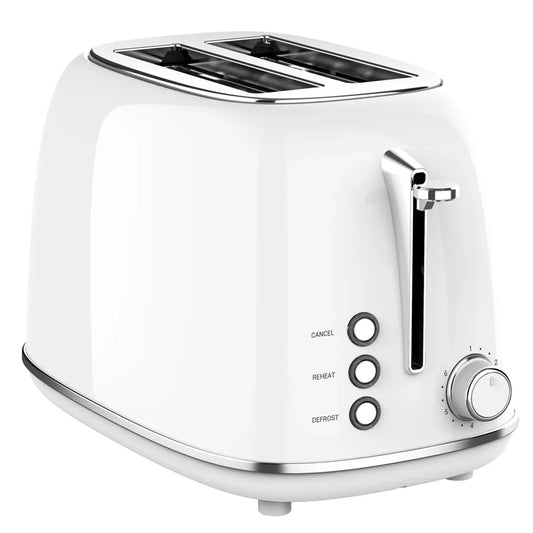 JMT-722954 2-Slice Toaster with Adjustable Browning Control and Removable Crumb Tray