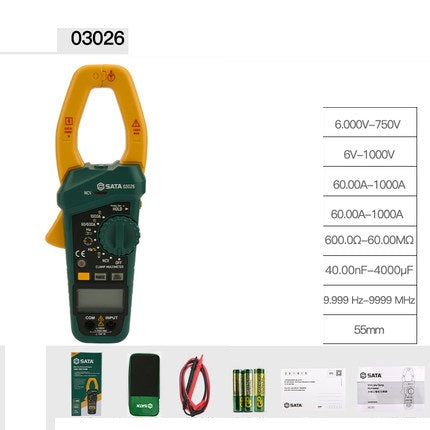 JMT-722954 High-Precision Digital Clamp Meter for Accurate Current Measurement