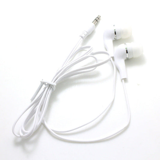 JMT-722954 Wired In-Ear Headphones with 3.5mm Plug - 1.2m Length, PVC Cable, 32 Ohm Impedance