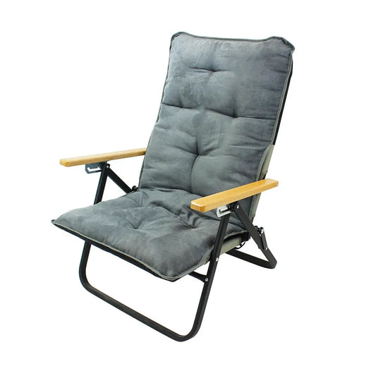 JMT-723018 Adjustable Padded Folding Beach and Camping Chair with Headrest