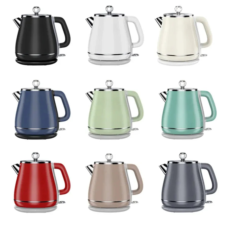 JMT-723402 Stainless Steel Double Wall Electric Kettle for Efficient Heating