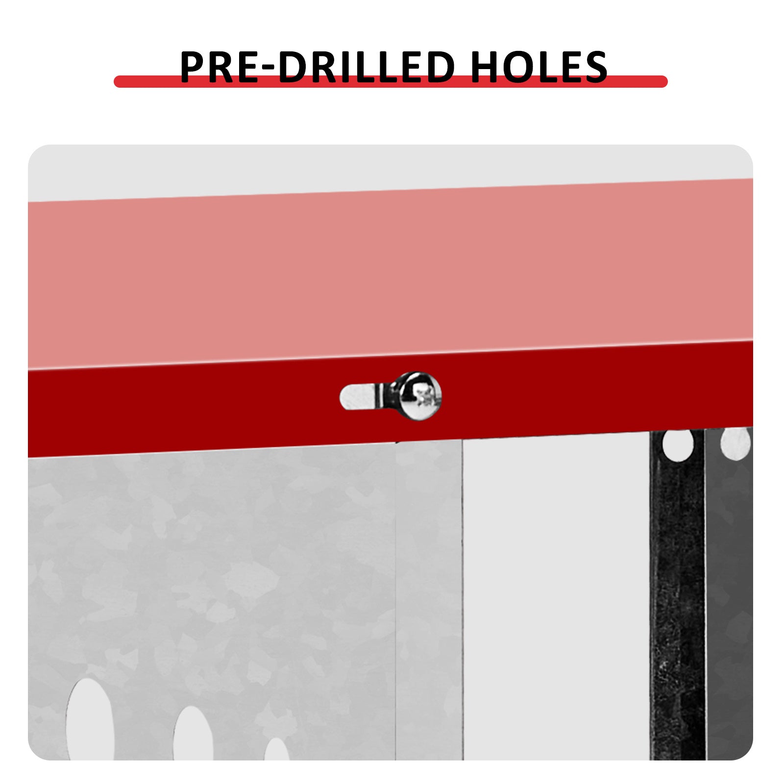 JMT-723466 8 Compartment Chicken Nesting Box for Poultry - Durable Iron and Plastic Construction, Hen-Friendly Design