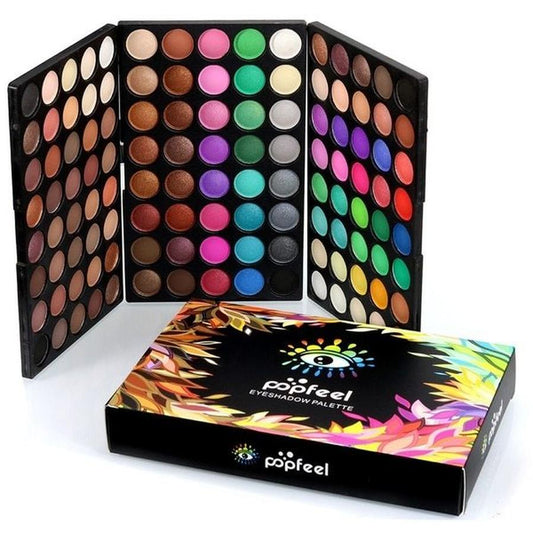 JMT-723722 120 Color Eyeshadow Palette and 40 Colors Earthy Eyeshadow Palette Set, Versatile Eye Makeup Options