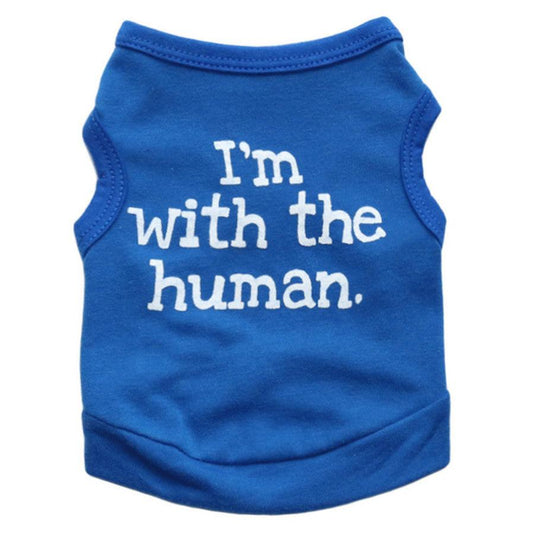 JMT-723914 Comfortable Cotton Blue Dog Vest for All Sizes