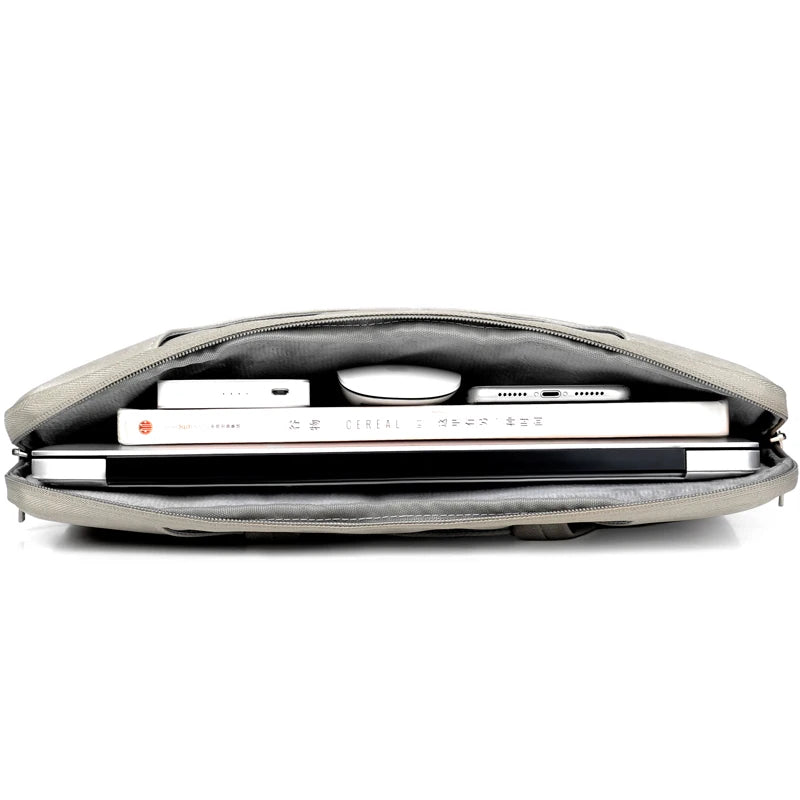 JMT-724106 Single Shoulder PU Leather Laptop Bag for Notebook - Unisex Design, Customizable Logo Option